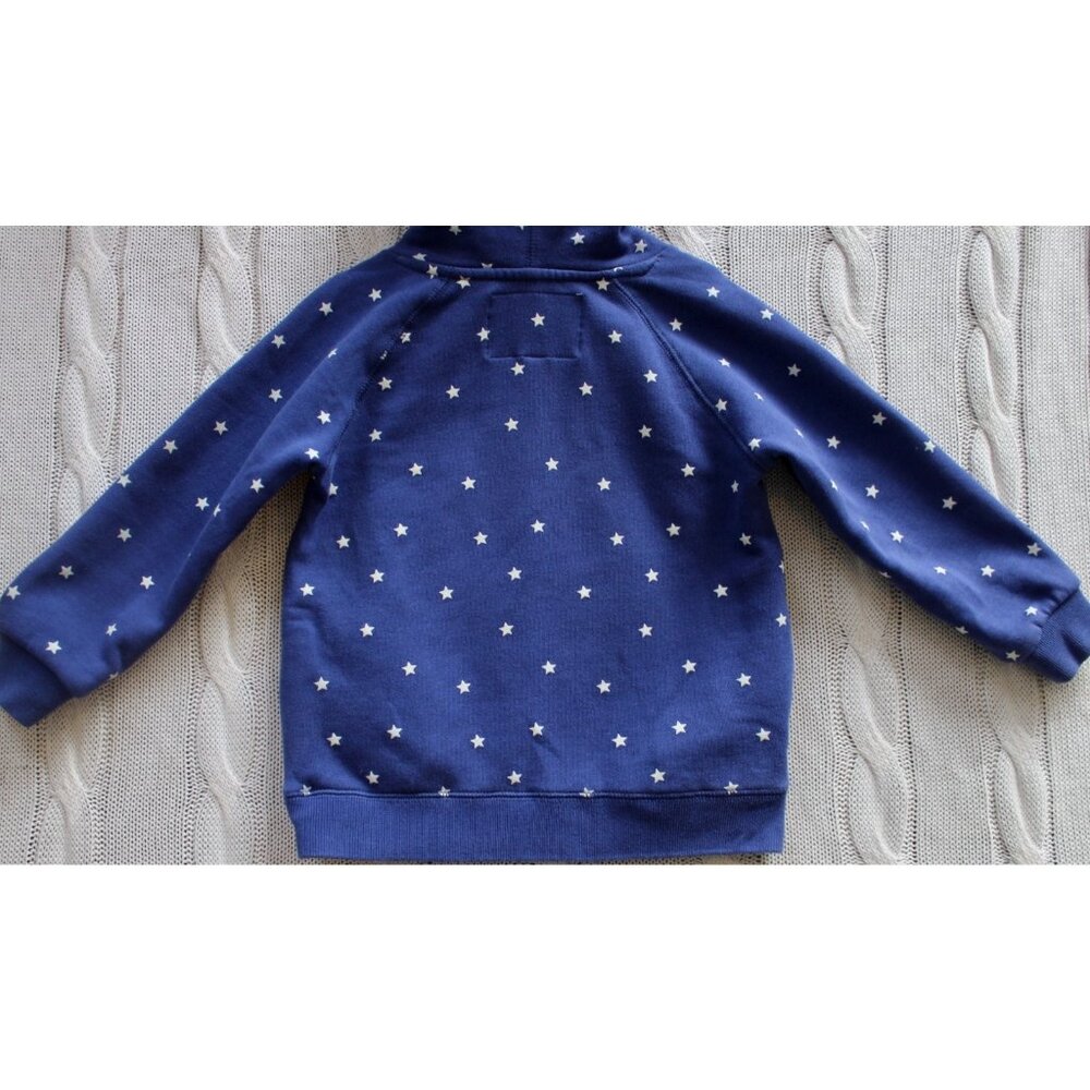 MINI BODEN Patchwork Applique Owl Stars Hoodie Sweatshirt, Size 4 - 5 - Picture 6 of 11